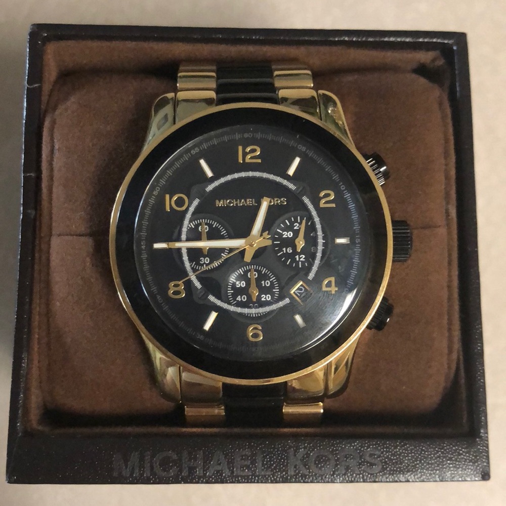 45mm Micheal Kors stainless steel watch
